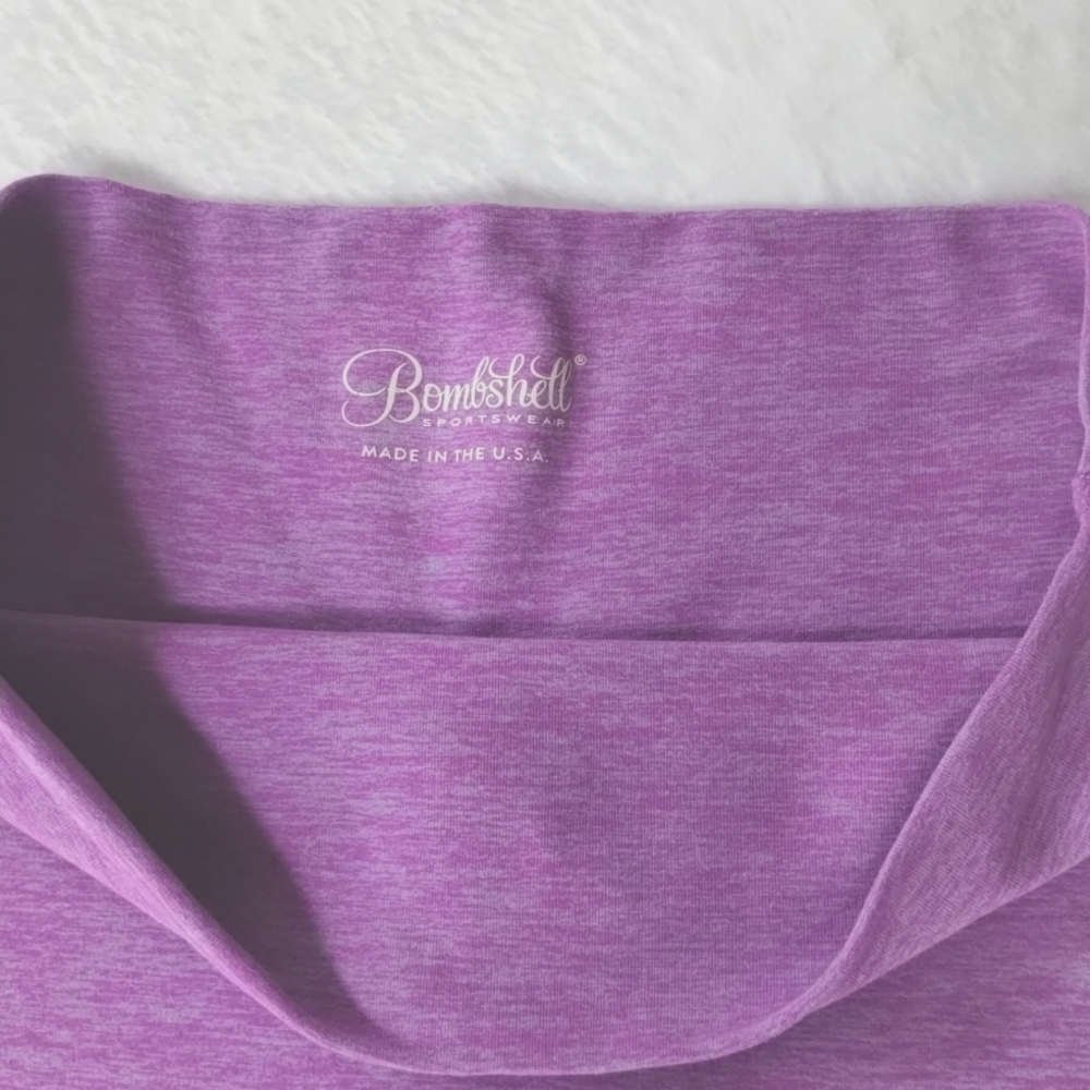 Bombshell Fit Leggings Purple Haze Large - Picture 11 of 13